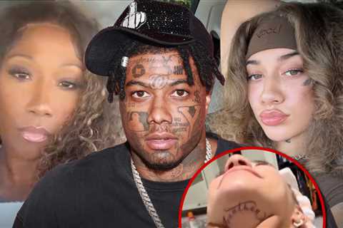 Blueface's Mom Clowns His New GF for Spelling His Name Wrong in Tattoo