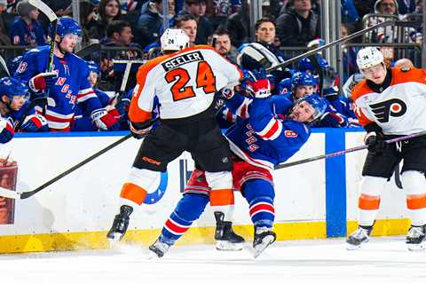 J.T. Miller being evaluated for upper-body injury after big hit in latest Rangers worry