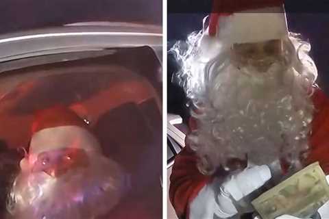 Santa Gets Pulled Over By Police For Speeding In Ohio In Hilarious Video