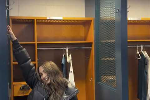 Nikki Bella fans flames of Cooper DeJean dating rumors by rocking Eagles star’s jersey in new video