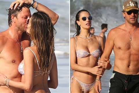 Alessandra Ambrosio Packs on Beach PDA With Boyfriend Buck Palmer