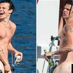 Naked Yungblud Shows Off on Yacht Down Under, Check Out Pics