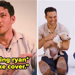 Oliver Stark, Aisha Hinds, And Ryan Guzman Play With Puppies While Answering 9-1-1 Questions And So ..