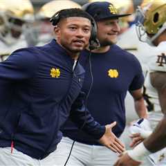 Notre Dame’s Marcus Freeman accused of battery by wrestling coach after son’s match