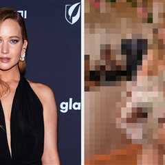 Jennifer Lawrence's Sheer Golden Globes Dress Must Be Seen