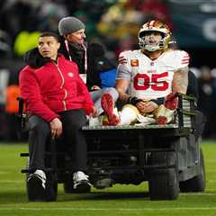 George Kittle’s wife Claire recalls ‘disbelief’ after 49ers star’s crushing Achilles injury