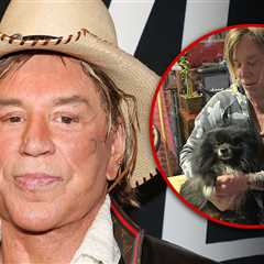 Mickey Rourke's Dog Needs Heart Surgery the Actor Can't Afford