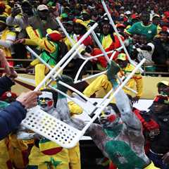 Senegalese players walk off field, fans brawl after controversial call in chaotic AFCON scene