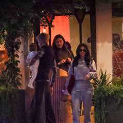 Machine Gun Kelly & Megan Fox Spotted on Family Dinner Date With Daughter Saga