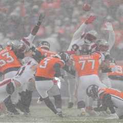 How snow changed everything about critical field goal block that doomed Broncos: ‘Can’t see the..