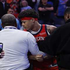 Pelicans-Thunder get into heated scuffle as game descends into chaos in final seconds