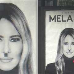 Melania Trump Movie Posters Defaced With Hitler 'Stache Across L.A.