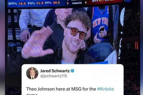 Why Giants’ Theo Johnson attended Knicks game despite being ruled out with illness for Week 18