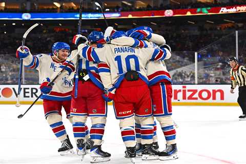 Mika Zibanejad’s historic hat trick leads Rangers in impressive win over Panthers in Winter Classic
