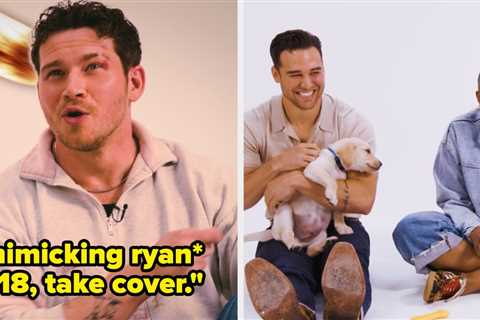 Oliver Stark, Aisha Hinds, And Ryan Guzman Play With Puppies While Answering 9-1-1 Questions And So ..