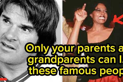 Sorry, Only Your Parents And Grandparents Know The Names Of These Vintage Famous People