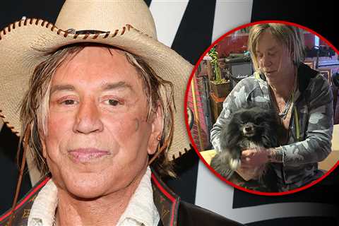 Mickey Rourke's Dog Needs Heart Surgery the Actor Can't Afford