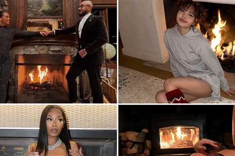 Hot Stars By The Fire ... It's Lit!