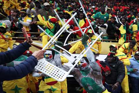 Senegalese players walk off field, fans brawl after controversial call in chaotic AFCON scene