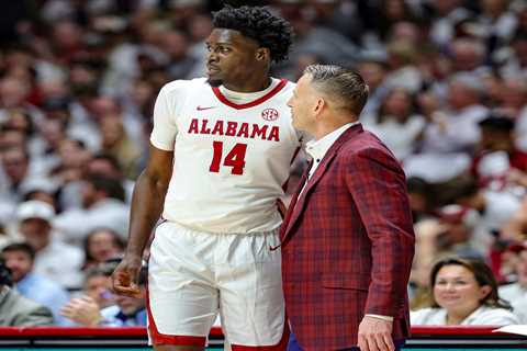 Charles Bediako plays first game back with Alabama after previously signing NBA contract