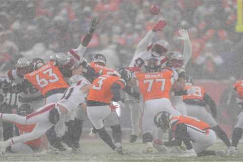 How snow changed everything about critical field goal block that doomed Broncos: ‘Can’t see the..