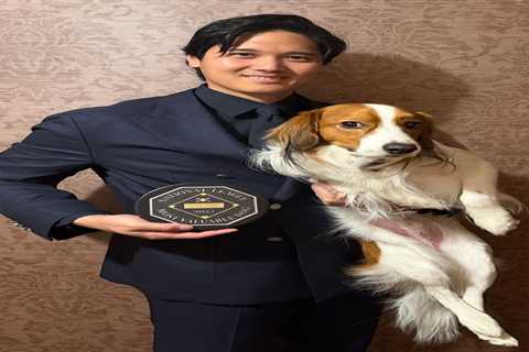 Dodgers superstar Shohei Ohtani’s dog receives one-of-a-kind honor