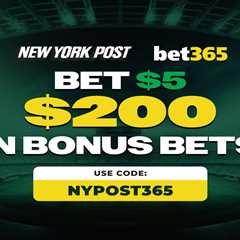 bet365 bonus code NYPBET: Bet $5, get $200 in bonus bets for Super Bowl 2026