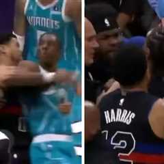Pistons, Hornets Game Descends Into Chaos As Massive Brawl Breaks Out