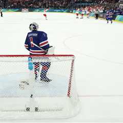 Jeremy Swayman allows inexcusable goal from center ice in ugly USA start against Denmark