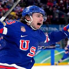 Listen to Kenny Albert’s call of Quinn Hughes’ electric Olympics OT game-winner for Team USA