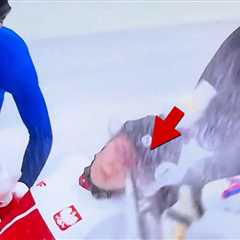 Olympic Skater Takes Blade to Face During Race at Winter Games, Gruesome Injury