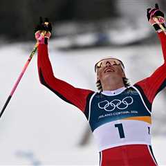 Norway skier Johannes Hoesflot Klaebo breaks 46-year Winter Games record with sixth gold medal