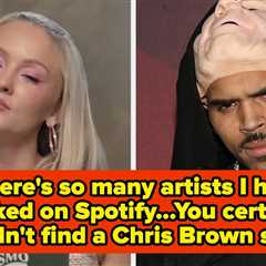 Zara Larsson Said She Doesn't Listen To Chris Brown Because He's An Abuser — And He Seemingly..