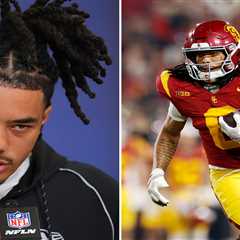 Former USC receiver Makai Lemon goes viral over NFL combine interview