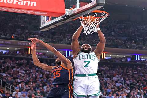Banged-up Knicks’ latest showdown with Jaylen Brown, Celtics could be unlikely playoff preview