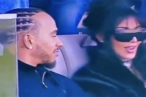 Kim Kardashian, Lewis Hamilton make surprise Super Bowl 2026 appearance to launch relationship