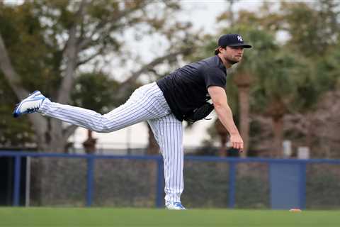 Yankees float encourging Gerrit Cole possibility as team enters spring training in good health