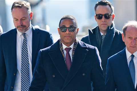 Don Lemon Smiles, Waves Outside Federal Court in Minnesota for Arraignment
