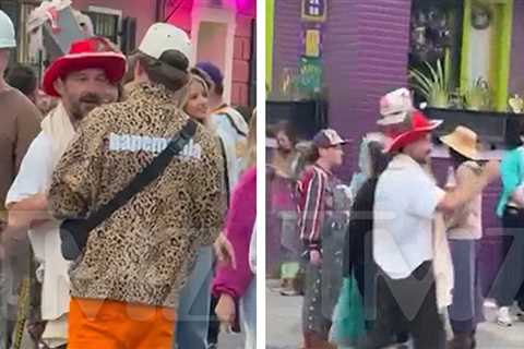 Shia LaBeouf Celebrates Lundi Gras in New Orleans