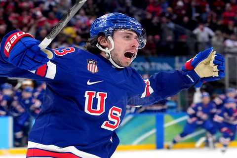 Listen to Kenny Albert’s call of Quinn Hughes’ electric Olympics OT game-winner for Team USA