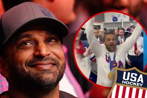 FBI Director Kash Patel Parties With U.S. Men's Olympic Hockey Team After Gold Medal Win