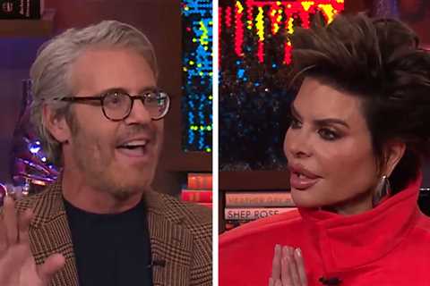 Andy Cohen Appears to Make Amends With Lisa Rinna After She Burns His Book