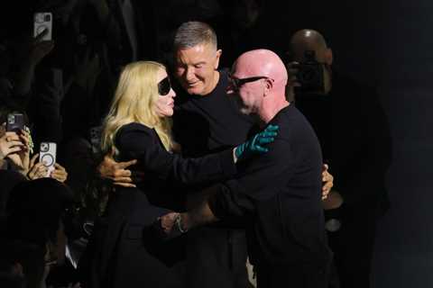 Madonna Steals the Spotlight at Dolce & Gabbana’s Milan Fashion Week Show
