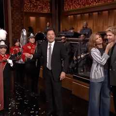 Ryan Gosling Sweetly Surprises Wife Eva Mendes With Birthday Parade on ‘Tonight Show’