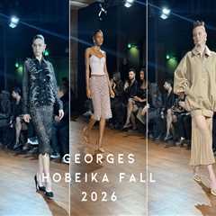 Georges Hobeika Fall 2026 Paris Fashion Week Show Review: Lace, Feathers, and Beaded Evening Glamour