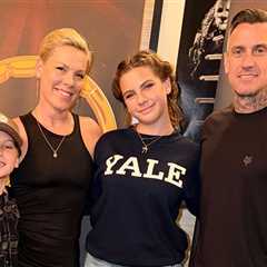 Pink and Husband Carey Hart Take Their Kids to Broadway Amid Divorce Rumors