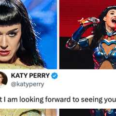 This Is So Grim: Katy Perry’s Response To A Struggling Fan Is Getting A Lot Of Attention Online