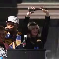 Alysa Liu Receives Key to Oakland During Star-Studded Gold Medal Celebration