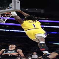 Lakers’ Adou Thiero ascending in G League as NBA role takes back seat