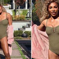 Serena Williams Flaunts Toned Bod in Swimsuit, 'Perfectly Me!'